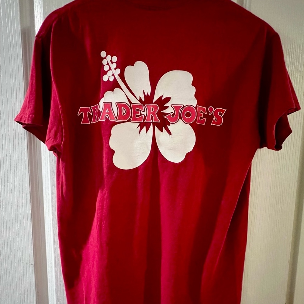 Trader Joe’s Red Short Sleeve T-Shirt